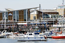 Yachts at Mermaid Quay