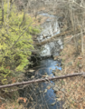 Brook flowing towards the main stem of the Millstone River in Rocky Hill (Somerset County).