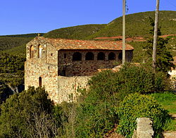 Mediona castle and church