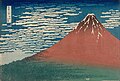 Gwyns Soth, Myttin Kler (Nihonek: 凱風快晴, Hepburn: Gaifū kaisei) gans Hokusai