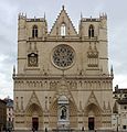 The front elevation of the cathedral