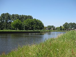 Het Noordhollandsch Kanaal bij Amsterdam