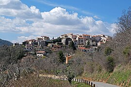 View of the village on the way to Bonson