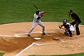 Image 42David Ortiz, the batter, awaiting a pitch, with the catcher and umpire (from Baseball)