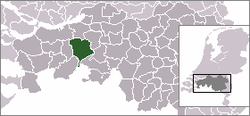 Location of Breda, The Netherlands