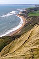 View west across Ringstead Bay