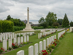 British Cemetery situé sur la rue Florent Evrard.