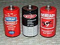 9-вольтовые батареи типоразмера NEDA 1600 (PP4) «Eveready/Energizer-226», «Mallory M-1600», Eveready