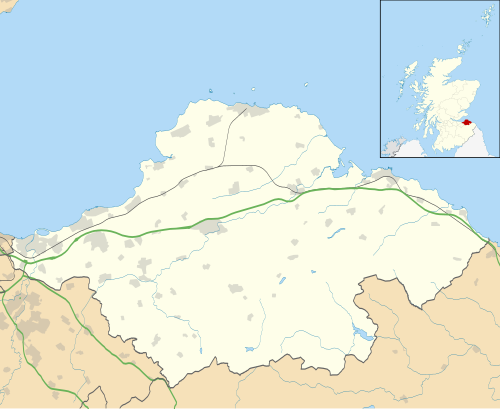 Mapa konturowa East Lothian