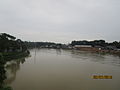 Mogra River from the bridge at Madan Upazila.