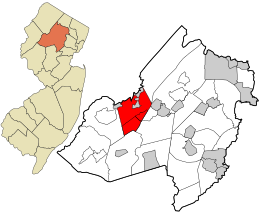 Location in Morris County and the state of New Jersey.