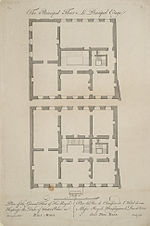 Plan of the ground and first floors of York House