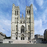 La cattedrale di San Michele, gotico brabantina.