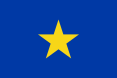 Kongoko Estatu Burujabeko bandera