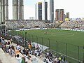 Vue du stade depuis la tribune