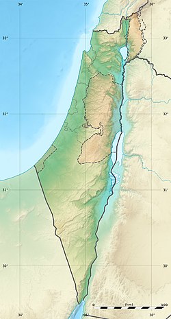 Thành phố Trắng (Tel Aviv) trên bản đồ Israel