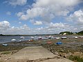 La rivière d'Étel vue de la pointe de l'Istrec.