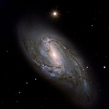 Imagen de color compuesta de la galaxia espiral M66 publicada por el Observatorio Europeo Austral.