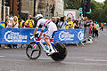 Bradley Wiggins on his British-national championship themed Bolide (prior to his 2014 World championships win)