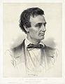 Image 37"Hon. Abraham Lincoln, Republican candidate for the presidency, 1860," a lithograph by Leopold Grozelier, et al. According to the Library of Congress, "Thomas Hicks painted a portrait of Lincoln at his office in Springfield specifically for this lithograph." Image credit: Thomas Hicks (painter), Leopold Grozelier (lithographer), W. William Schaus (publisher), J.H. Bufford's Lith. (printer), Adam Cuerden (restoration) (from Portal:Illinois/Selected picture)