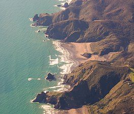 Aerial view of Anawhata