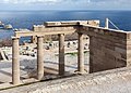 Triglyphen der Stoa auf der Akropolis von Lindos