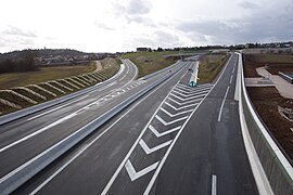 Lino Dijon à Daix (demi-échangeur) direction Plombières (sortie 36) (Aire urbaine de Dijon)