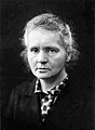 Marie Curie, prix Nobel de physique et de chimie.