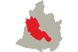 Location of Bierges in Wavre