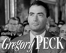 Gregory Peck en el tráiler de Vacaciones en Roma.