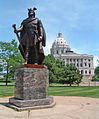 Statua di Leif Erikson vicino al Minnesota State Capitol