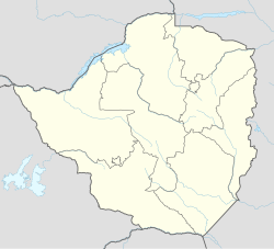 Bulawayo trên bản đồ Zimbabwe