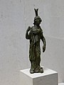 Réplica (orixinal cedido temporalmente) de figura da deusa Minerva, protectora da arte, dos oficios, da guerra e da política. Museo Monográfico Conímbriga.