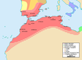 Image 22The Almohad empire at its greatest extent, c. 1180–1212 (from History of Morocco)