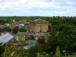 Luftfoto av Morpeth Court House