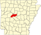 State map highlighting Perry County