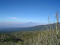 Vista del Meru dal Machame Hut