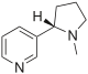 Molecular structure of nicotine