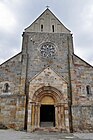 Abbey church façade