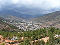 Thimphu, vanaf Buddha Point