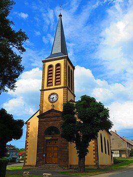 Mariageboortekerk in Voyer / Weiher im Saargau