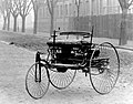 Image 32The original Benz Patent-Motorwagen, the first modern car, built in 1885 and awarded the patent for the concept (from Car)