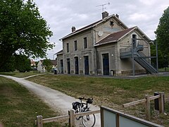 Ancienne gare de Coubert-Soignolles.