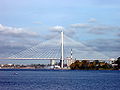 One pylon of Big Obukhovsky Bridge