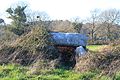 Premier dolmen à galerie avec la base de son tumulus