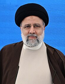 Foto von Ebrahim Raisi, wenige Stunden vor seinem Unfalltod am 19. Mai 2024