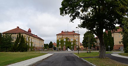 Regementets före detta kanslihus.