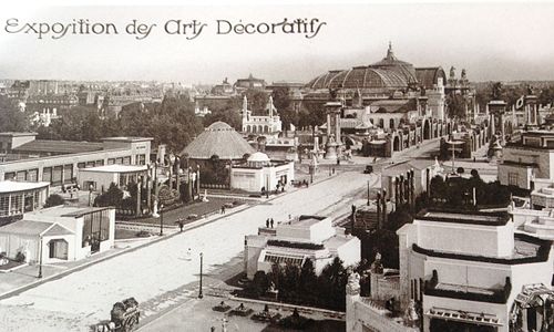 Carte poștală a Expoziției Internaționale de Arte Moderne, Industriale și Decorative de la Paris (1925)