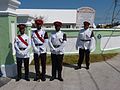 Royal Bermuda Regiment soldiers attend a funeral at St. James' Church in Somerset in August, 2016