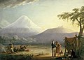 Alexander von Humboldt i Aimé Bonpland u podnožju Chimboraza